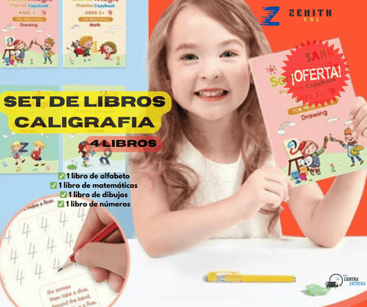 Libros de caligrafia X 4