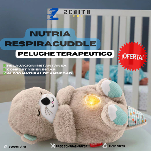 PELUCHE TERAPEUTICO CON RESPIRACION REALISTA RespiraCuddle™+ ENVIO GRATIS