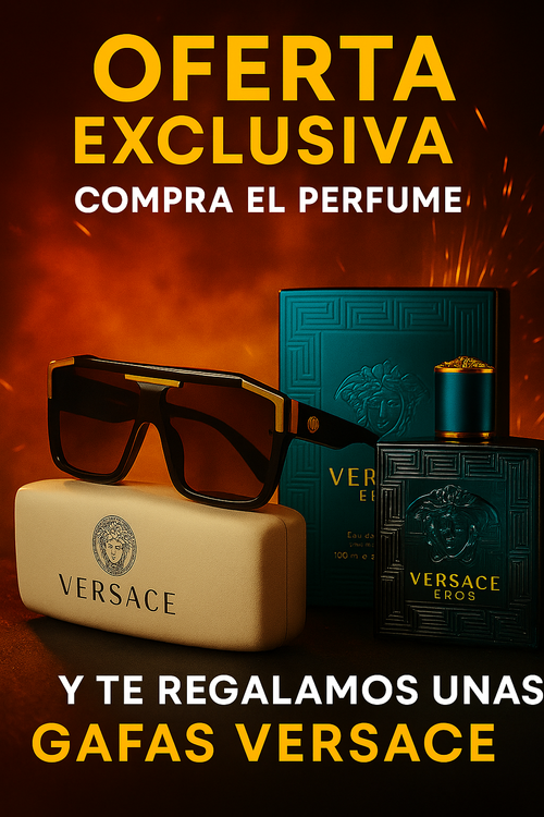 Versace Eros | Set de Lujo con Gafas de Edición Limitada